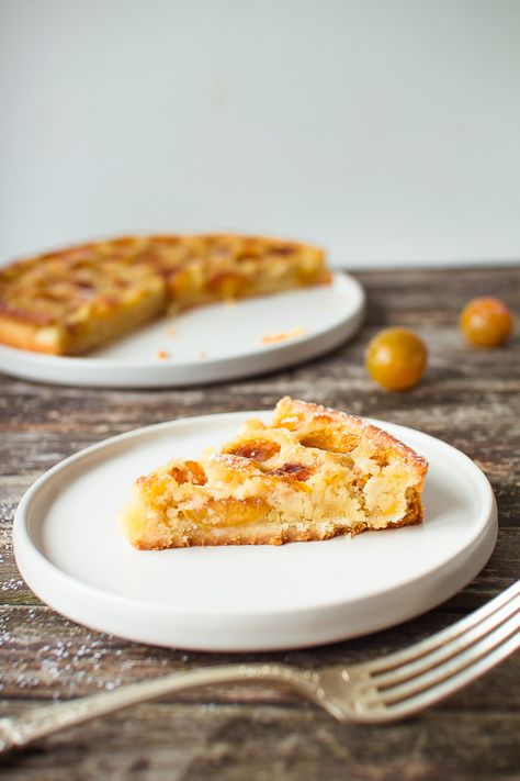 Mirabelle Plum Tart Mirabelle Plum Recipe, Plum Dessert, Plum Tart, Making Sweets, Plum Recipes, Jam Tarts, Foraging Recipes, Plum Jam, Summer Baking