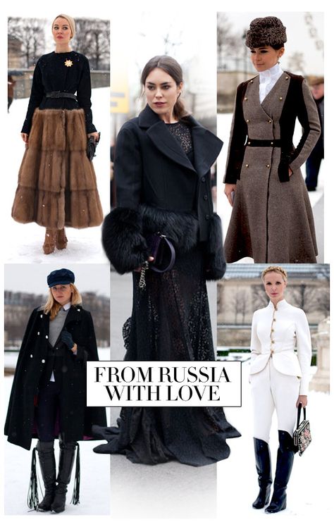 BAZAAR Boards: From Russia with Love Russia Winter, Russia Fashion, Russian Clothing, Cl Fashion, From Russia With Love, Russian Winter, Snow Fashion, Fashion Articles, Fashion Trends Winter