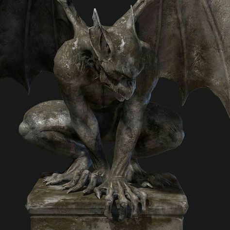 Gargoyles Art Gothic, Gargoyle Clay Sculpture, Gargoyle Drawing, Gargoyle Sculpture, Gargoyles Characters, Gargoyle Statue, Gargoyles Art, Gargoyle Tattoo, Gothic Gargoyles