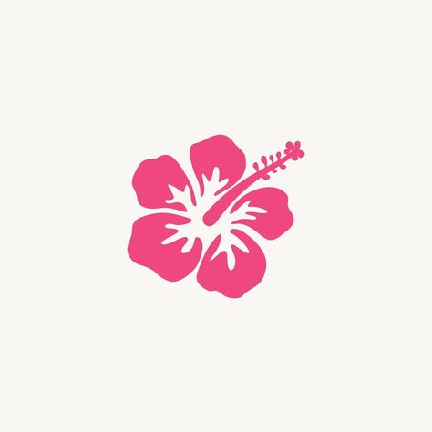 Flower Simple, Flower Logo Design, Simple Logo Design, Design Icon, Flower Logo, Logo Banners, Cityscape Photos, Simple Logo, Hibiscus Flower