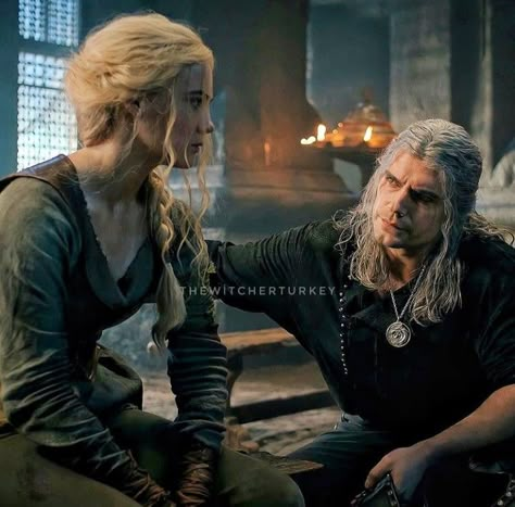 Ciri And Geralt, The Witcher Movie, Geralt And Ciri, Freya Allan, Witcher Series, Witcher Geralt, Photo Manga, Netflix Film, The Witcher Geralt