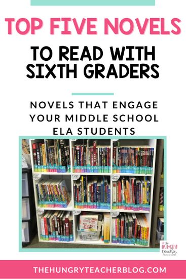 The Best Novels to Read with Sixth Grade - The Hungry Teacher Best Novels To Read, A Long Walk To Water, Middle School Novels, Sixth Grade Reading, Good Novels To Read, Upper Elementary Reading, Teaching 6th Grade, Middle School Books, Elementary Books