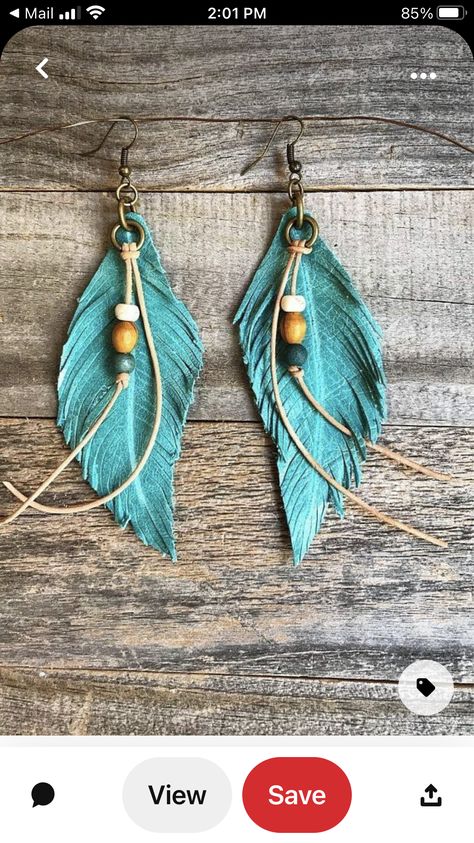 Leather Feathers, Leather Feather Earrings, Leather Jewelry Making, Handmade Leather Jewelry, Diy Leather Earrings, Earrings Feather, Leather Jewelry Diy, Leather Earring, Leather Jewellery