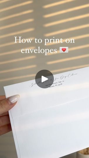 29K views · 1.4K reactions | Print your own wedding envelopes 💌 #weddinginvitations #weddingenvelopes #diywedding #diyweddingideas | Gabby | 2024 bride 💍 | bridaldigitalcanvas · Original audio How To Print Addresses On Envelopes, Print On Envelopes, 2024 Bride, Diy Wedding Invitations, Canon Printer, Wedding Envelopes, Cricut Maker, Printed Envelopes, Tie The Knots