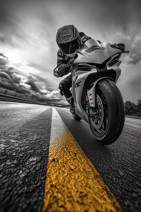 Nike Logo Wallpapers, Honda Scrambler, Motorcycle Images, Asphalt Road, Black And White Photograph, Motorcycle Riders, Moto Gp, Digital Artists, Black And White Photographs