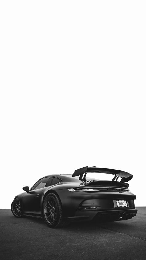 Porsche black car minimal bw wallpaper Porsche Black And White, Porsche Iphone Wallpaper, Porsche Aesthetic, Black Car Wallpaper, Most Luxurious Car, Car Iphone Wallpaper, Black Porsche, Wallpaper Luxury, Grey Car