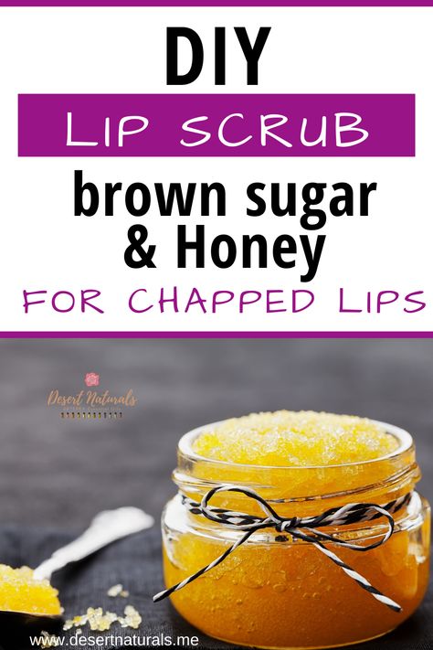 Lip Scrub With Honey, Peppermint Doterra, Make Lip Scrub, Sugar Lip Scrub Diy, Sugar Wax Recipe, Wax Recipe, Honey Lip Scrub, Diy Lip Scrub, Natural Lip Scrub