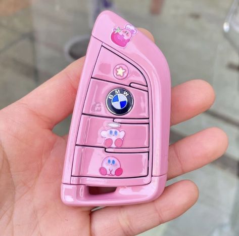 Kirby Car Accessories, Kirby Car, Hello Kitty Car Accessories, Coquette Decor, Pink Car Accessories, Hello Kitty Car, Car Deco, Kitty Items, Range Rovers