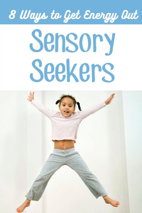 Sensory Seeker Activities, Sensory Kids, Energy Release, Sensory Seeker, Sensory System, Sensory Processing Disorder, Sensory Processing, Emotional Regulation, Sensory Bins