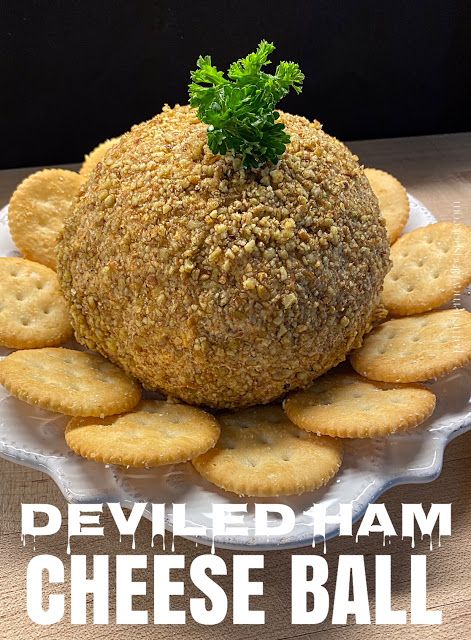 Olla-Podrida: Deviled Ham Cheese Ball Ham Cheeseball Recipes, Deviled Ham Cream Cheese Ball, Deviled Ham Cheese Ball Recipe, Deviled Ham Recipes, Ham Cheese Ball Recipes, Deviled Ham Cheese Ball, Deviled Ham Dip, Ham Cheese Ball, Ham And Cheese Ball Recipe