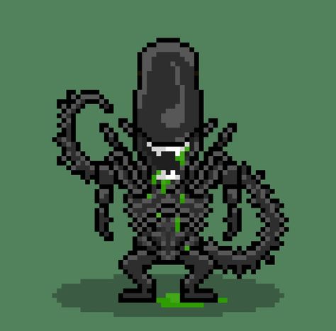 Pixel Xenomorph Art. New Alien Film coming out, I’m so excited the cinematography looks so good #alien #aliens #xenomorph #fanart #art Xenomorph Fanart, Xenomorph Art, Aliens Xenomorph, Alien Xenomorph, Cinematography, Aliens, So Excited, Coming Out, Fan Art