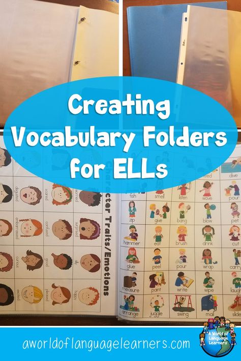 Esl Classroom Set Up, Esl Teaching Elementary, Esl Curriculum, Esol Classroom, Vocabulary Ideas, Ell Activities, Ell Resources, Esl Learning, Daycare Curriculum