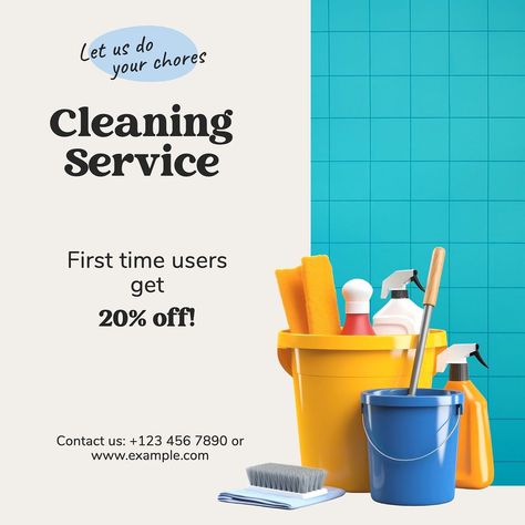 Cleaning service Instagram post template | premium image by rawpixel.com / Boom Laundry Business, Construction Cleaning, Cleaning Companies, Cleaning Business, Ig Post, Cubicle, Bathroom Cleaning, Instagram Post Template, Home Repair