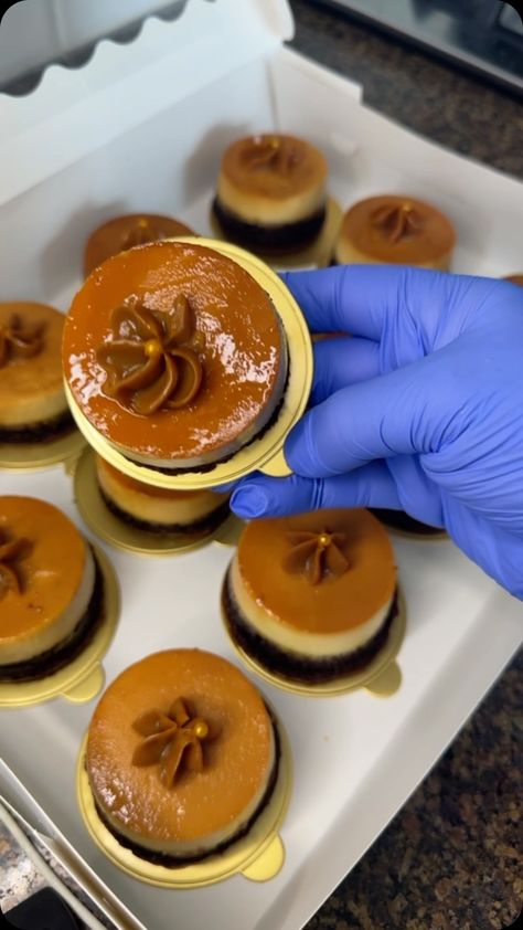 Instagram Mini Chocoflan, Mini Flan, Choco Flan, Chocoflan Recipe, Food Business, Catering Food, Home Bakery, English Food, January 4