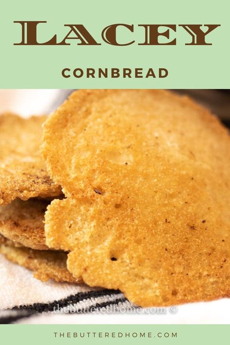 Lacey Cornbread, Crispy Cornbread, Bacon Cornbread, Fried Cornbread, Hot Water Cornbread, Cornbread Salad, Sweet Potato Casserole Easy, Homemade Banana Pudding, Homemade Buttermilk Biscuits