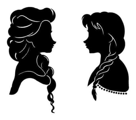 Frozen Silhouette, Decal Disney, Disney Princess Silhouette, Disney Silhouette Art, Disney Font Free, Auto Jeep, Cars Ideas, Disney Silhouette, Disney Silhouettes