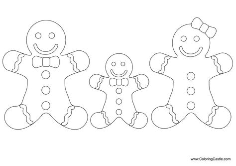 Gingerbread Man Coloring Page, Coloring Pages Activities, Man Coloring Pages, Phonics Learning, Infant Art, Gingerbread Family, People Coloring Pages, Family Coloring Pages, Gingerbread People