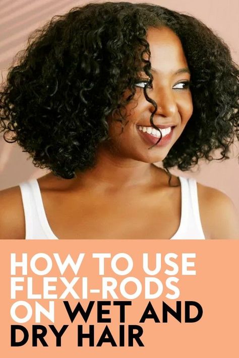 Soft Twist Rollers Curls Natural Hair, Flexi Rod Set On Blow Dried Hair, How To Use Flexi Rods On Natural Hair, Dry Roller Set Natural Hair, The Wet Look Natural Hair, How To Use Flexi Rods, Flexirods On Natural Hair, Natural Hair Flexi Rods, Flexi Rods On Natural Hair