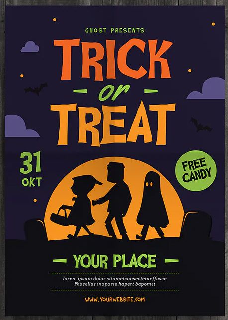 Trunk Or Treat Flyer, Recital Poster, Halloween Invitation Card, Halloween Party Poster, Dulces Halloween, Kid Friendly Halloween, Halloween Flyer, Magic Show, Halloween Poster