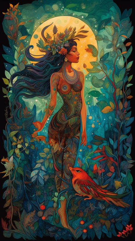 Goddess of Earth created with AI by Amanda Church Goddess Of Earth, Mother Earth Art, Earth Art, Goddess Art, Fairytale Art, Wow Art, Visionary Art, Spiritual Art, Nature Art