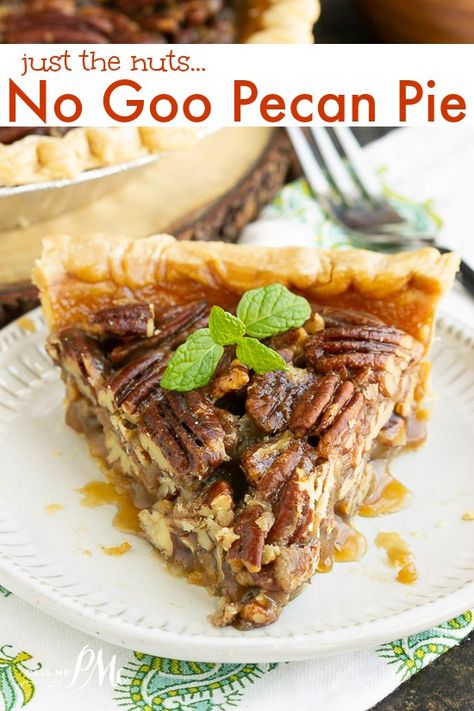 Just when you thought pecan pie couldn't get any better! Recipes Using Pecan Pie Crust, Less Sweet Pecan Pie, Pecan Pie Bread Pudding, Maple Pecan Pie, Simple Pie, Caramel Pecan Pie, Homemade Pecan Pie, Fall Pies, Pecan Pie Recipe