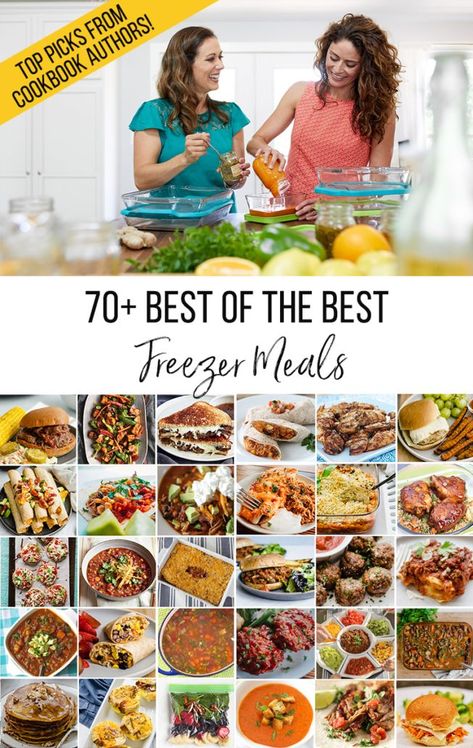 Look no further for easy, delicious make ahead freezer meals. This amazing round up 70+ freezer friendly recipes was created by freezer cooking experts and cookbook authors. They have handpicked the best of the best of their freezer meals, organized them by category, and even provide freezer cooking tips & tricks. This is truly the BEST freezer meal list out there. #freezermeal #freezercooking #batchcooking #makeahead #easyfreezermeal Freezer Meal Organization, Beef Freezer Meals, Meal List, Vegetarian Freezer Meals, Best Freezer Meals, Thriving Home, Chicken Freezer Meals, Freezer Dinners, Slow Cooker Freezer Meals