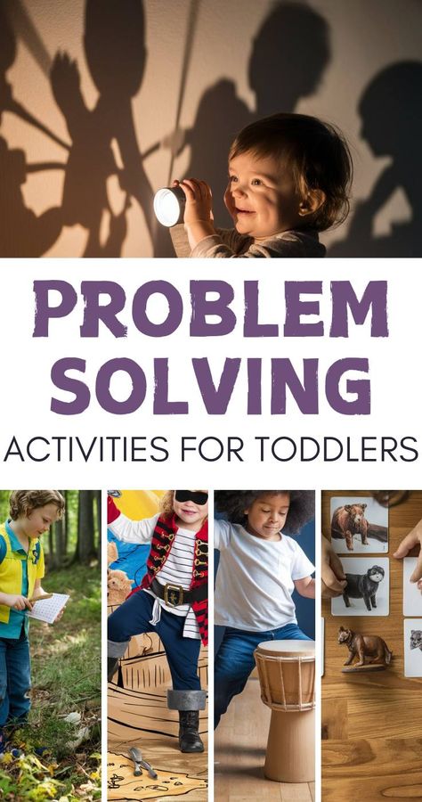 Easy Problem Solving Activities For Toddlers Engaging Activities For Preschoolers, Engaging Activities For Toddlers, Preschool Problem Solving Activities, Toddler Cognitive Activities, Problem Solving Activities For Toddlers, Cognitive Activities For Toddlers, Problem Solving Activities For Kids, Cognitive Development Activities, Goal Activities