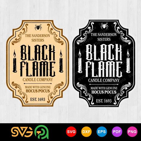 Black Flame Candle Svg, Hocus Pocus Black Flame Candle, Candle Svg, Sanderson Sisters Svg, Sisters Svg, Hocus Pocus Movie, Hocus Pocus Svg, Hocus Pocus Party, Candle Printable