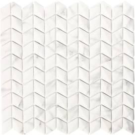 Chevron Carrara White Marble Stone Mosaic Tile Bath Wall and Floor Kitchen Backsplash Mosaic Tile Backsplash Kitchen, White Marble Mosaic, Grey Grout, Floor Kitchen, Stone Mosaic Tile, Marble Mosaic Tiles, Marble Mosaic, Marble Stone, Marble Stones