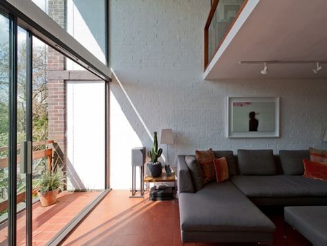 Contemporary Terrace, Window Walls, Terracotta Floor Tiles, Terracotta Floors, Terracotta Floor, Hill Park, The Modern House, Room Seating, Terracotta Tiles