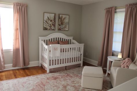 Taupe And Pink Nursery, Beige And Mauve Nursery, Dusty Rose And Gold Nursery, Grey And Mauve Nursery, Pink And Tan Nursery, Dusty Rose Boho Nursery, Sage And Blush Nursery, Sage And Pink Nursery, Dusty Pink Nursery