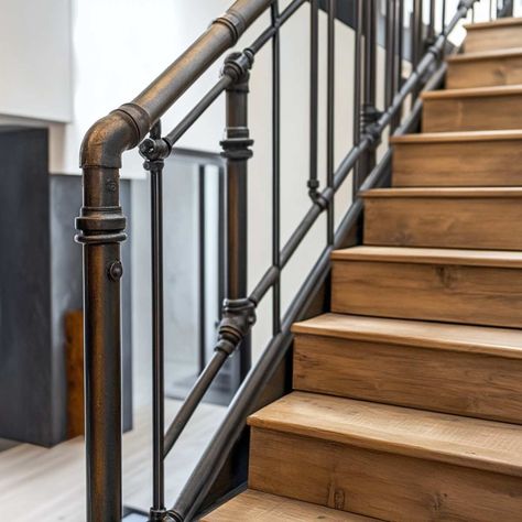 19 Stair Railing Ideas That Will Make Your Home Stand Out Stair Railing Ideas, Railing Ideas, Stair Railing, Railing, Stairs