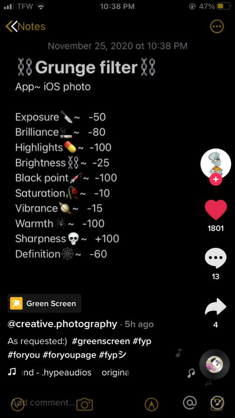 Grunge Filter Camera Roll, Apple Filters, Grunge Filter, Photography Ideas At Home, Photography Editing Apps, Phone Photo Editing, Filters For Pictures, Photo Editing Vsco, Film Photography Tips