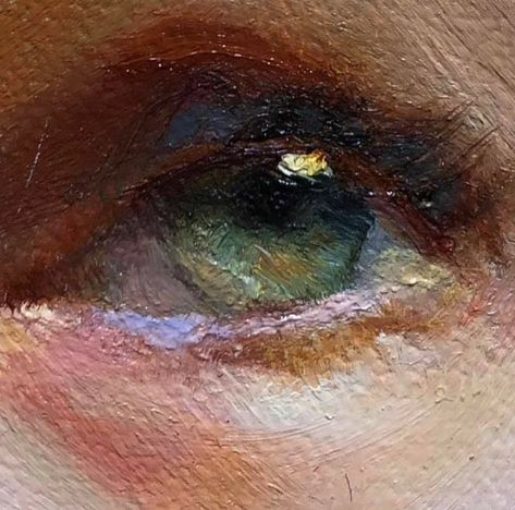 Oil Paint Eye, Eye Oil Painting, Eyes Painting, Lips Painting, Portraiture Painting, Chaotic Academia, Eye Painting, Painting People, Oil Painting Portrait