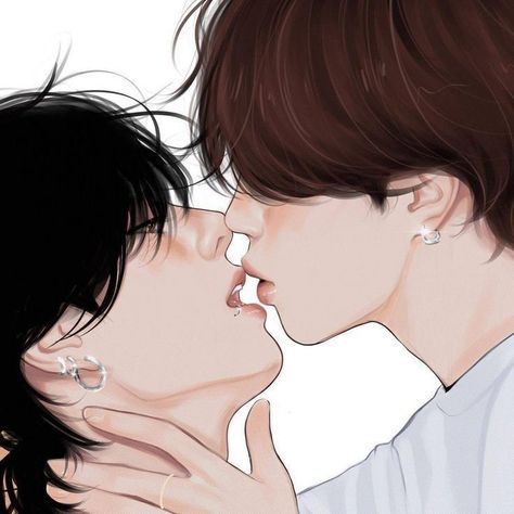 Jikook Art, Kookmin Fanart, Fanart Jikook, Jikook Fanart, Jimin Jungkook, Bts Fanart, Park Jimin, Books Wattpad, Wattpad