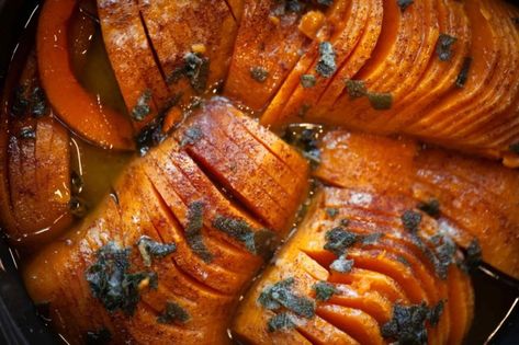 Sweet and Savory Roasted Honeynut Squash Magic - Food Gardening Network Roasted Honeynut Squash, Sage Brown Butter, Honeynut Squash, Squash Bread, Winter Squash Recipes, Breakfast Appetizers, Food Gardening, Loaded Sweet Potato, Squash Recipe