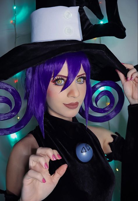 Cosplayer @arlincosplay #blair #blaircosplay #souleater #souleatercosplay #witch #witchcosplay #halloween #halloweencosplay Blair Cosplay, Blair Soul Eater, Soul Eater Cosplay, Witch Cosplay, Soul Eater, Halloween Horror, Cosplay Outfits, Halloween Cosplay, Cosplay Anime