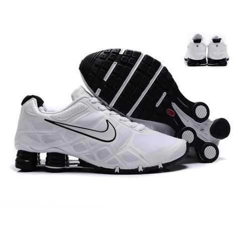 Mens Nike Shox Turbo12 Tennis Shoes White/Black SX-191 via Polyvore Work Out Shoes, Shox Shoes, Mens Nike Shox, Nike Shox Turbo, Nike Shox Shoes, Nike World, Boss Shoes, Nice Sneakers, Nike Shox Nz