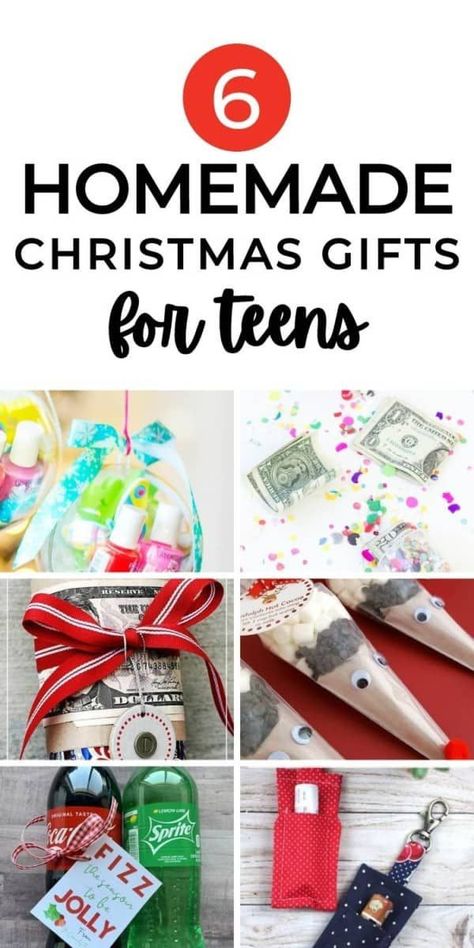 6 Homemade Christmas Gifts for Teens Dyi Christmas Gifts, Christmas Gifts For Teens, Homemade Christmas Gift Ideas, Crafty Christmas Gifts, Christmas Jar Gifts, Homemade Gifts For Friends, Homemade Christmas Gift, Christmas Gifts For Teenagers, Inexpensive Christmas Gifts