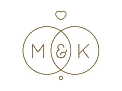 Tattoo Van, Wedding Logo Monogram, Wedding Logo Design, Wedding Logo, M K, Branding Website Design, Invitation Inspiration, Wedding Logos, Wedding Boxes