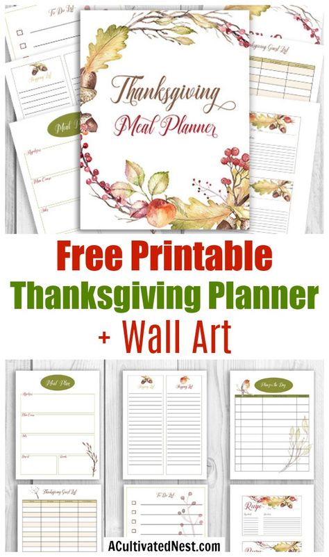 Thanksgiving Meal Planner, Thanksgiving Checklist, Christmas Planner Printables, Planner Free Printable, Notes Quotes, Free Printable Thanksgiving, Meal Planner Printable Free, Thanksgiving Planner, Free Thanksgiving Printables