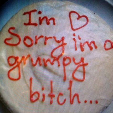 Cake ! I’m Sorry Diy Gifts, Sorry Diy Gifts, Sorry Diy, Sorry Gift Ideas, Sorry Cake, Im Sorry Gifts, Funny Cakes, Date Inspo, Boyfriend Things