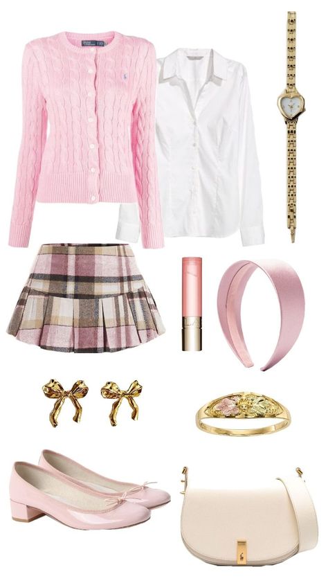 Pink Old Money, Preppy Chic Outfits, Outfit Inso, Preppy Outfit, Fashion Mistakes, Pink Outfits, Fashion Design Clothes, Cute Simple Outfits, Fancy Outfits