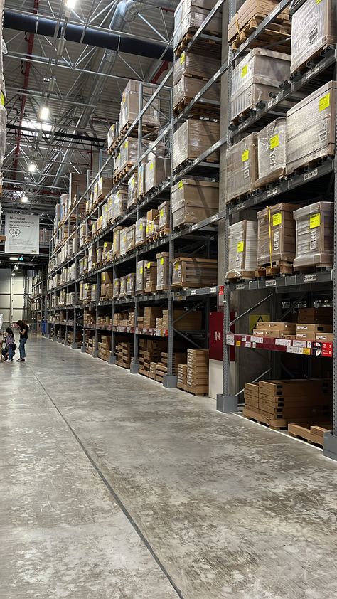 Warehouse Aesthetic Business, Ikea Inside Store, Warehouse Asthetic, Business Warehouse Aesthetic, Ikea Aesthetic Store, Ikea Warehouse, Packaging Warehouse, Warehouse Aesthetic, Ikea Inside