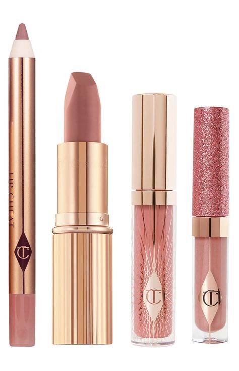 17 Gifts Every Makeup Lover Wants This Year Makeup Aesthetic, Lip Set, Pink Makeup, Lip Kit, Makeup Items, House Tour, Aesthetic Makeup, Charlotte Tilbury, Makeup Collection