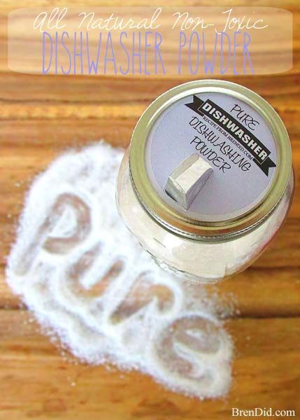 Homemade Dishwasher Detergent, Homemade Detergent, Deep Cleaning Tips, Homemade Cleaning Products, Natural Cleaners, Dishwasher Soap, Cleaning Recipes, Diy Cleaners, Dishwasher Detergent