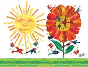 Eric Carle Art, Friend Canvas, The Tiny Seed, Sunny Garden, Oopsy Daisy, Artist Biography, Wire Hanger, Eric Carle, Garden Wall Art