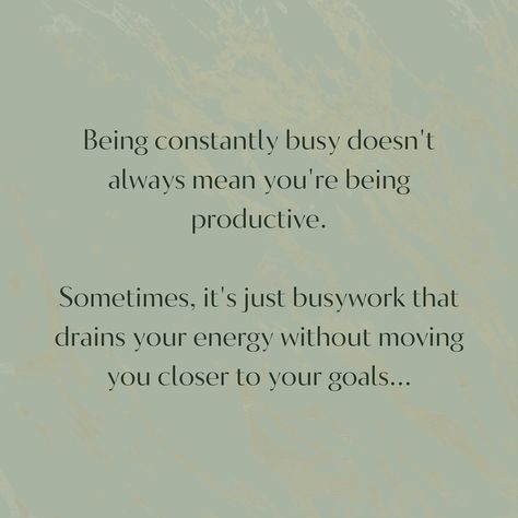 Are you a busy fool? Signs You’re a Busy Fool: * Constantly checking emails * Multitasking without focus * Saying yes to everything * No clear priorities * Always feeling overwhelmed Does any of this sound familiar? Signs You’re Productive: * Focusing on high-impact tasks * Setting clear priorities * Saying no to distractions * Scheduling breaks * Feeling accomplished and in control This is where you want to be! The Guilt Factor Feeling guilty for not being busy is common. We’ve been cond... Distraction Quotes, Saying Yes To Everything, Marketing Consultant Business, Feeling Accomplished, Being Productive, Feeling Guilty, Saying Yes, Saying No, Marketing Consultant