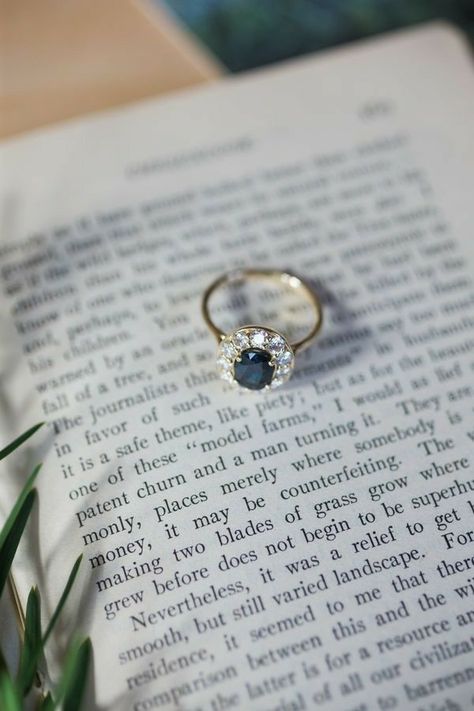 Cheap Diamond Rings, New Hampshire Wedding, Blue Sapphire Engagement Ring, Beautiful Wedding Rings, Wedding Rings Halo, Sapphire Engagement Ring Blue, Wedding Rings Rose Gold, Dream Engagement, Sapphire Engagement Ring