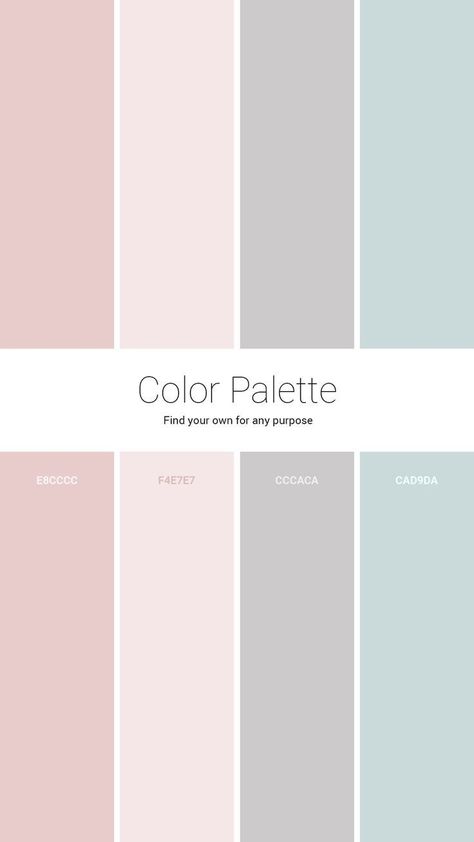 Pastel Pink Color Scheme, Pantone Colour Palettes, Hex Color Palette, Color Palette Challenge, Hex Color, Color Schemes Colour Palettes, Grey Color Palette, Color Palette Pink, Pastel Colour Palette